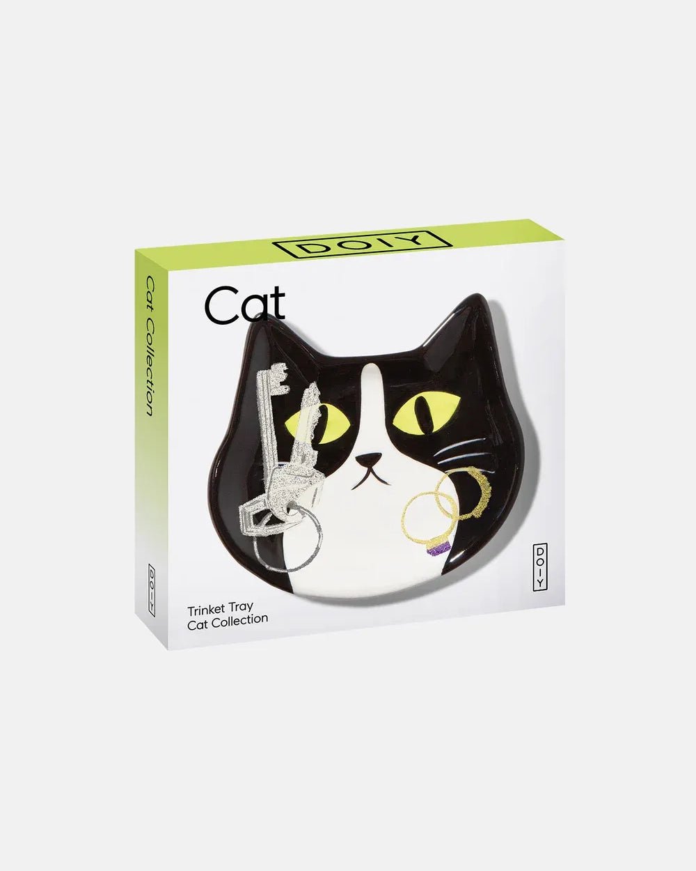 DOIY - CAT Schmucktablett Katze - Tablett - ROSA ECK