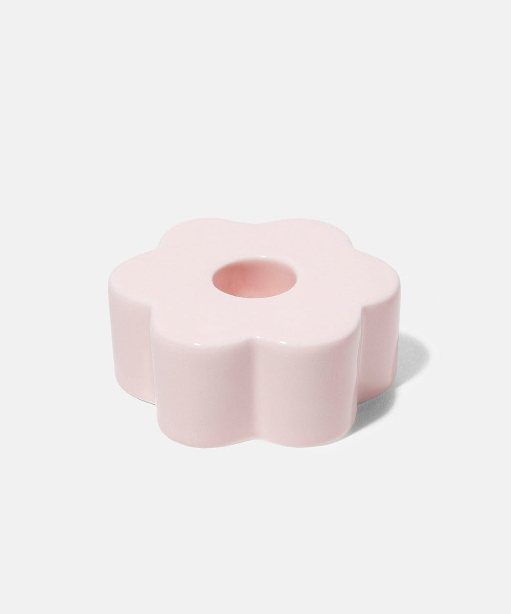 DOIY - DAISY Kerzenständer | Pink - ROSA ECK - Blume, Rosa,