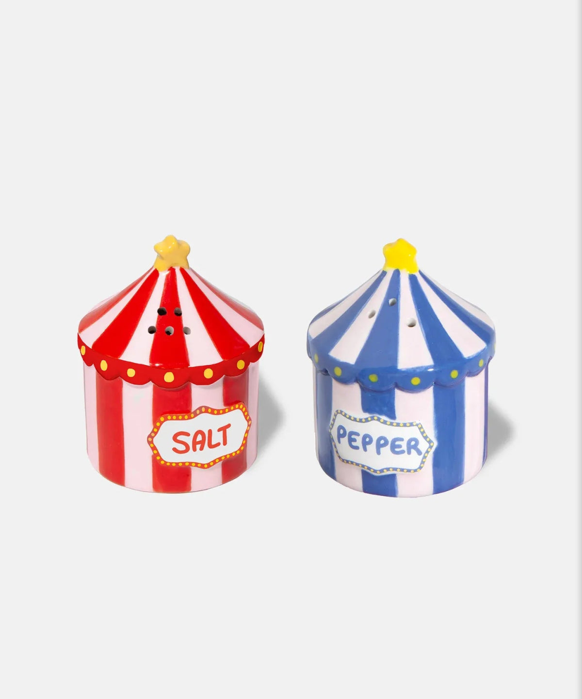 DOIY - FUNFAIR Salz - und Pfefferstreuer (2er - Set) - Salz - & Pfefferstreuer - ROSA ECK