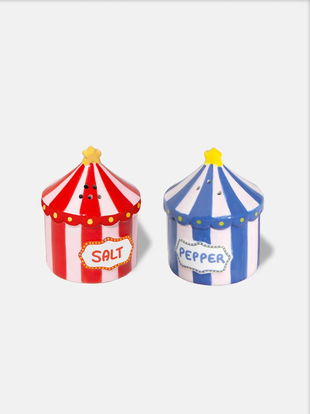 DOIY - FUNFAIR Salz - und Pfefferstreuer (2er - Set) - Salz - & Pfefferstreuer - ROSA ECK