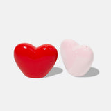 DOIY - LOVE Salz - und Pfefferstreuer - ROSA ECK - Herz, Rosa, Rot