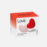 DOIY - LOVE Salz - und Pfefferstreuer - ROSA ECK - Herz, Rosa, Rot