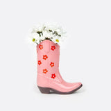 DOIY - RODEO COWBOY BOOT Vase | Pink - ROSA ECK Concept Store