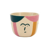 Donna Wilson - FREYA FACE Tasse - Kaffee - und Teetasse - ROSA ECK