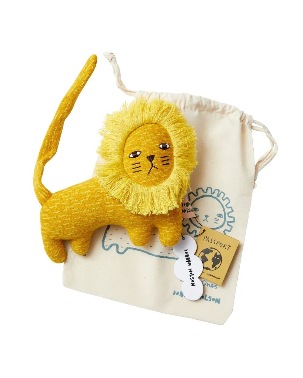 Donna Wilson - RONNIE LION Stofftier Löwe - Stofftier - ROSA ECK