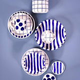 STRIPES Große Schale mit Streifen • Mare Blue