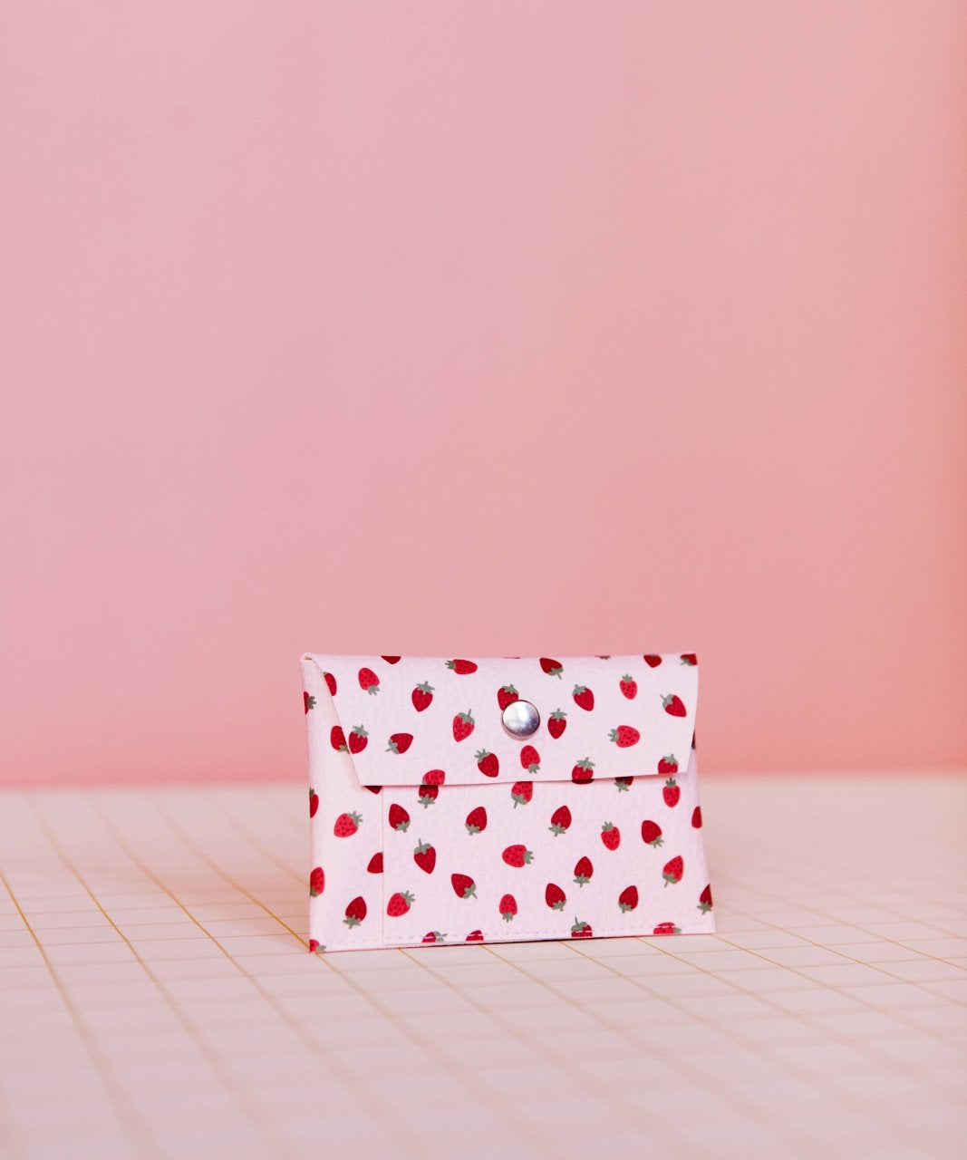 ECKE - FRESAS Kartenetui | Rosa - Geldbeutel - ROSA ECK Concept Store