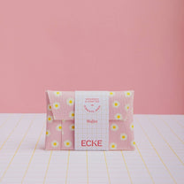 ECKE - HUEVOS Mini - Geldbeutel | Klick | Spiegeleier Pink - ROSA ECK - Ei, Rosa, Spiegelei