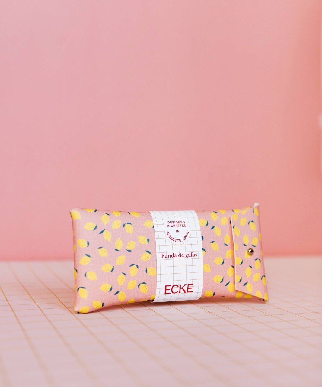 ECKE - LIMONES Brillen - Etui • Zitronen - Pink - Brillen - Etui - ROSA ECK Concept Store