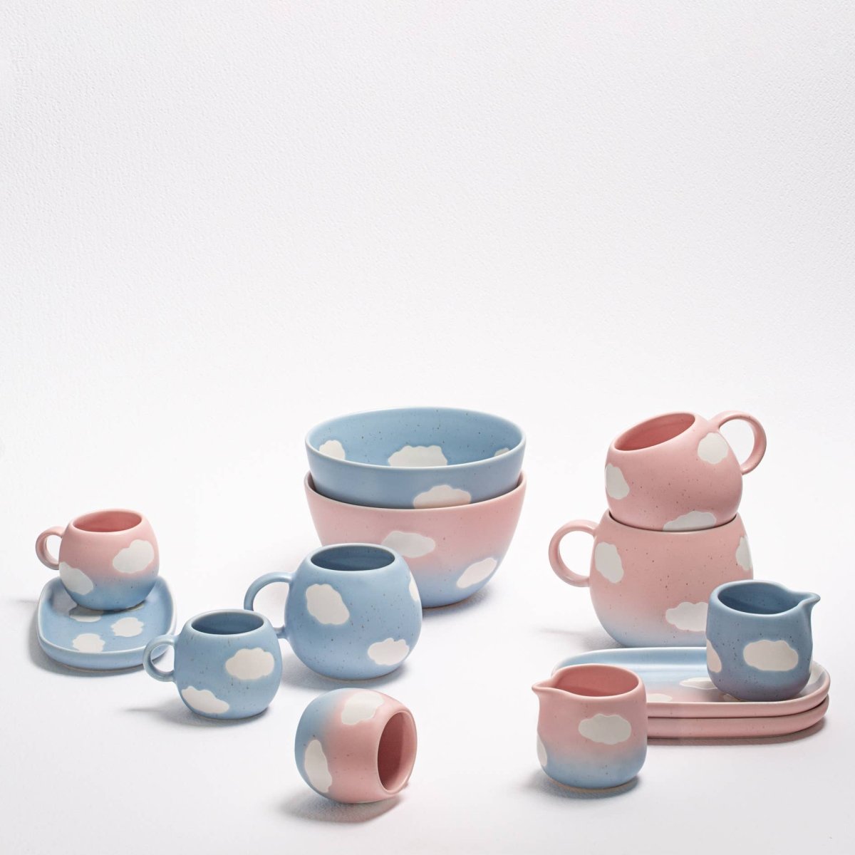 Egg Back Home - CLOUD Schüssel (⌀ 16 cm) - ROSA ECK - Blau, ,
