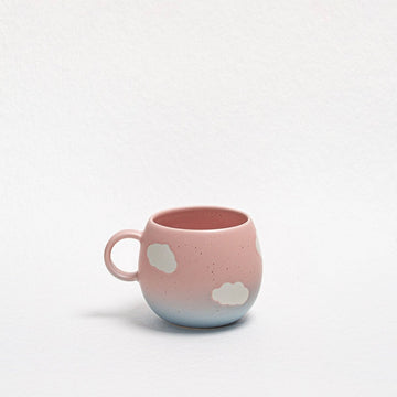 Egg Back Home - CLOUD SUNSET Tasse (500 ml) - ROSA ECK - Blau, Rosa,