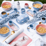 Egg Back Home - CLOUD Tasse (500 ml) - ROSA ECK - Blau, ,