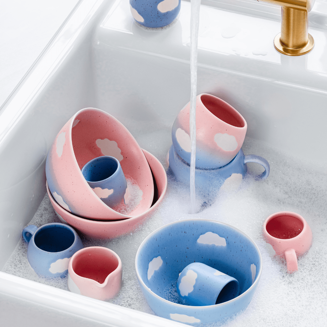 Egg Back Home - CLOUD Tasse (500 ml) - ROSA ECK - Blau, ,