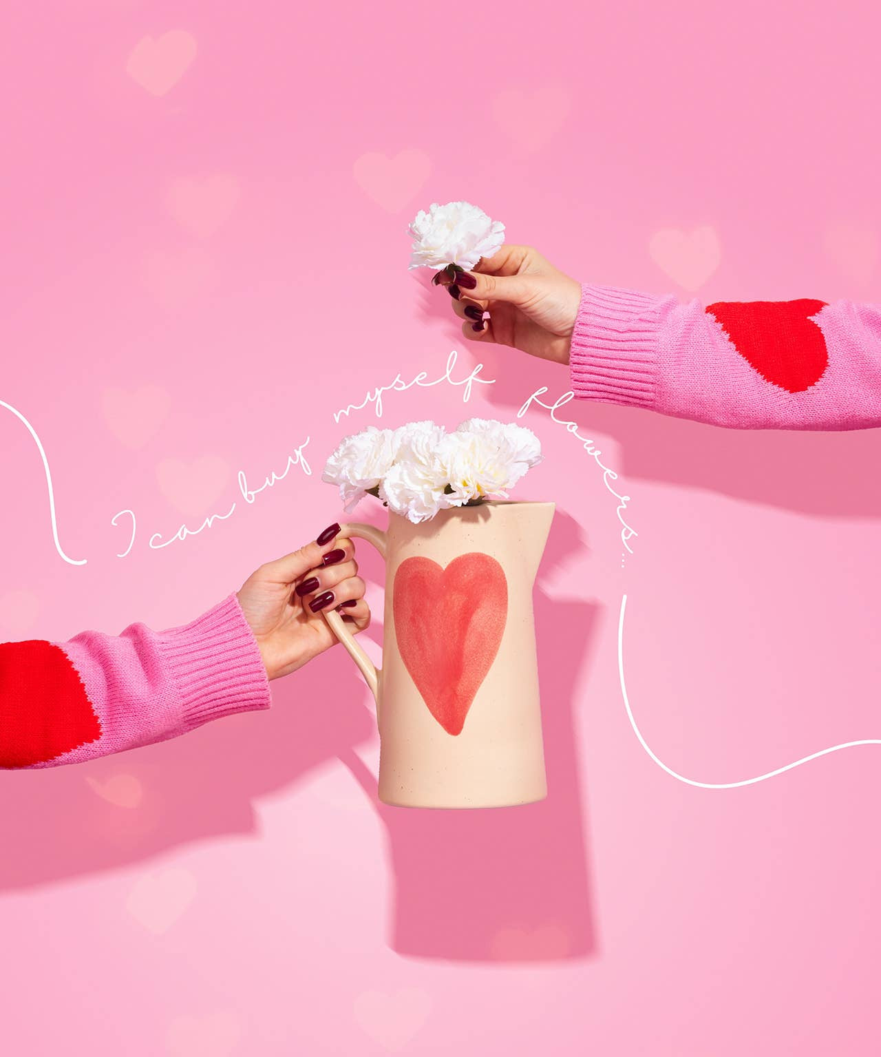 Egg Back Home - COZY HEARTS Karaffe (1,5 L) (Limited Edition) - ROSA ECK