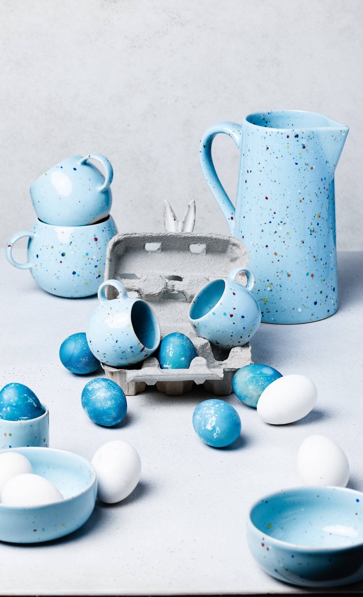 Egg Back Home - NEW PARTY Espresso - Kaffeebecher (90 ml) | Blau - ROSA ECK - Blau, ,