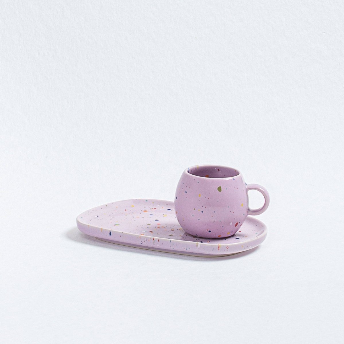Egg Back Home - NEW PARTY Espressotasse Rund (90 ml) Flieder - ROSA ECK - Flieder, ,