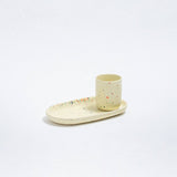 Egg Back Home - NEW PARTY Espressotasse/Eierbecher (Ø 5 cm) Gelb - ROSA ECK - Gelb, ,