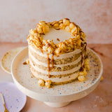 Egg Back Home - NEW PARTY Kuchenplatte • Weiß (neue Form) - ROSA ECK