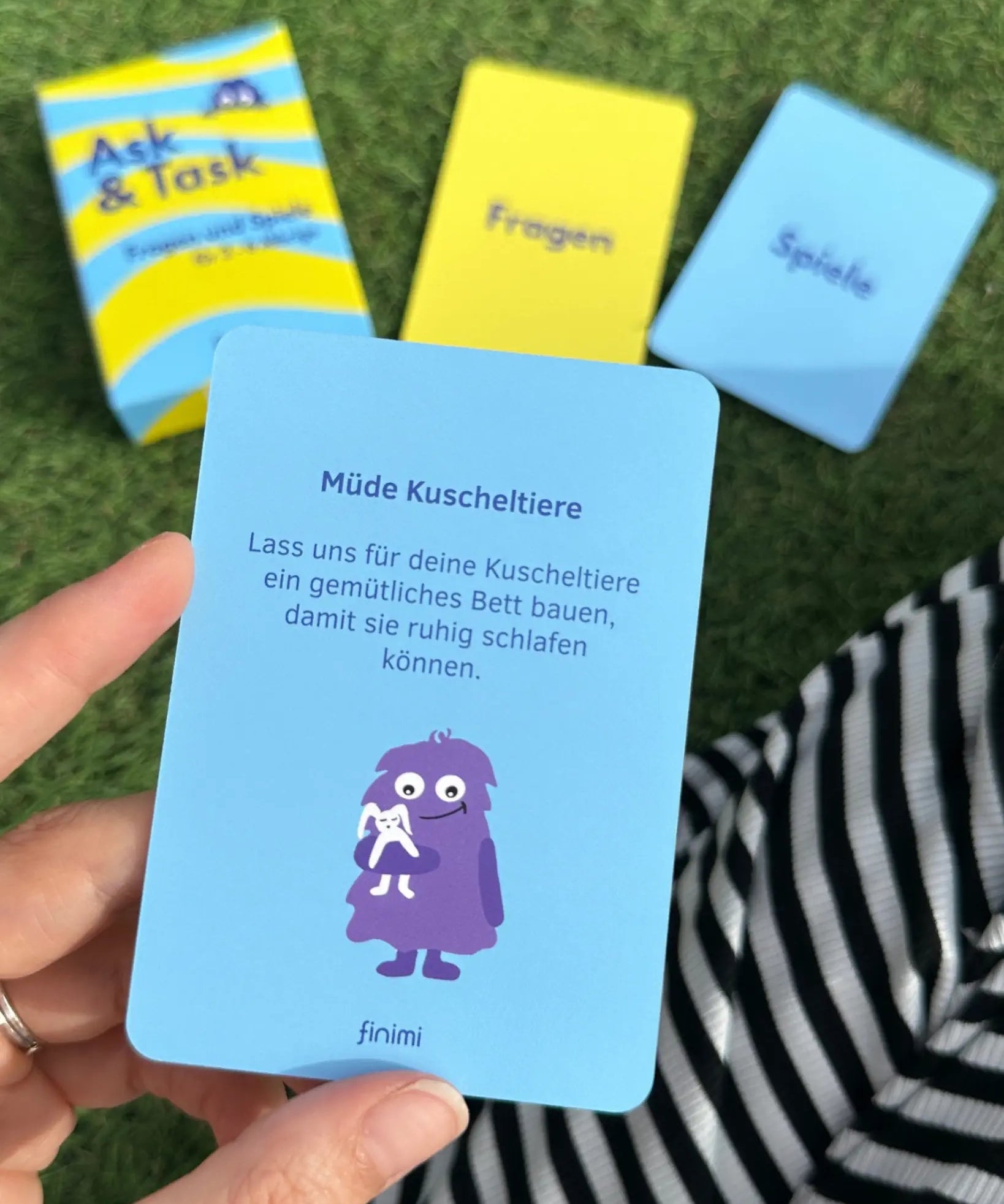 finimi - ASK & TASK Fragespiel | Für Kinder (3–6 Jahre) - Fragespiel - ROSA ECK Concept Store
