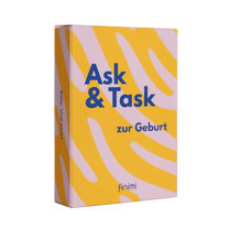 finimi - ASK & TASK Kartenset zur Geburt - Fragespiel - ROSA ECK Concept Store