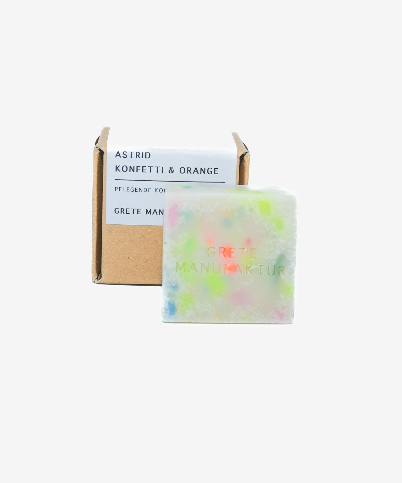 Grete Manufaktur - Seife Astrid Orange & Konfetti - Seife - ROSA ECK Concept Store