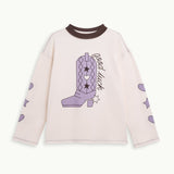 Happymess - Langarmshirt aus Bio - Baumwolle • good luck - Langarmshirt - ROSA ECK