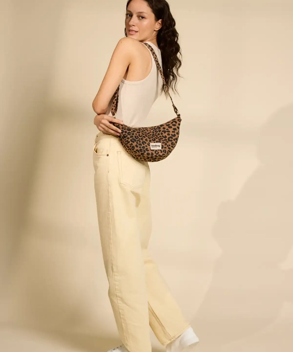Hindbag - ANDREA Umhängetasche | Leopard Cannelle - Umhängetasche - ROSA ECK Concept Store