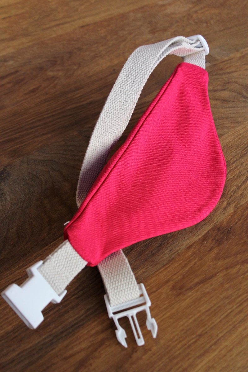 Hindbag - AUGUSTIN Bauchtasche für Kinder Pink - ROSA ECK - holi fuchsia, Kinder, Pink