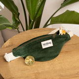 Hindbag - AUGUSTIN Kinder - Bauchtasche • Cord Tannengrün - Bauchtasche - ROSA ECK