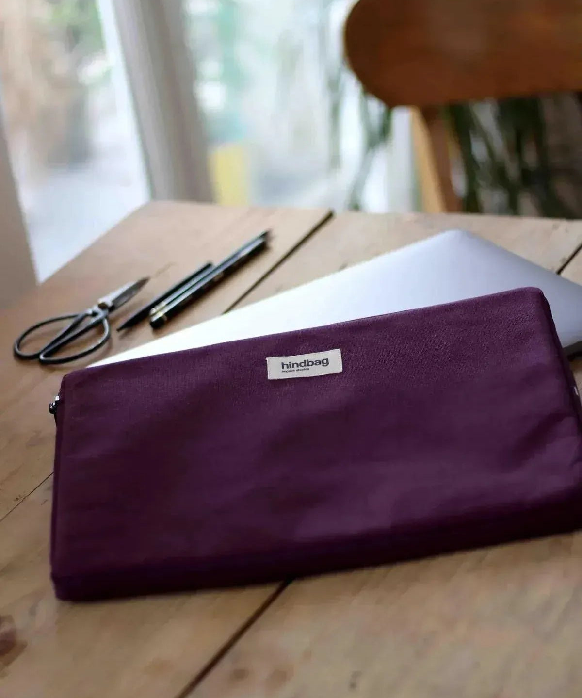 Hindbag - AVA Laptophülle • Pflaume - Laptoptasche - ROSA ECK