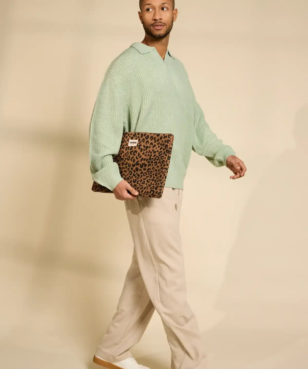Hindbag - AVA Laptoptasche S (13 Zoll) | Leopard Cannelle - ROSA ECK Concept Store