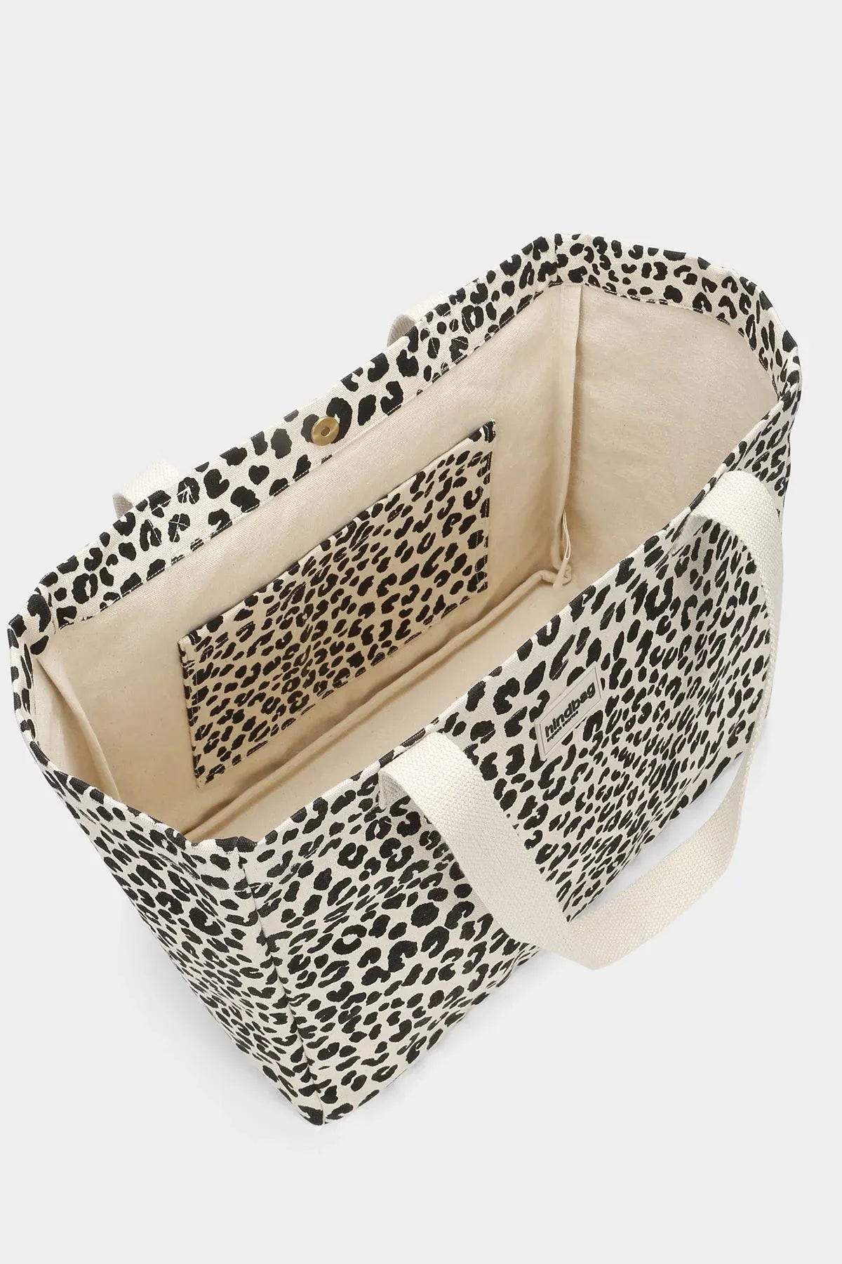 Hindbag - CLAUDE Einkaufstasche | Leopard Ecru - Tasche - ROSA ECK Concept Store