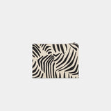 Hindbag - EMA Etuis/Mäppchen • Zebra Naturweiß - Beutel - ROSA ECK