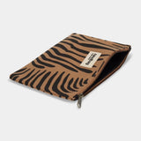 Hindbag - EMA Etuis/Mäppchen • Zebra Zimt - Beutel - ROSA ECK