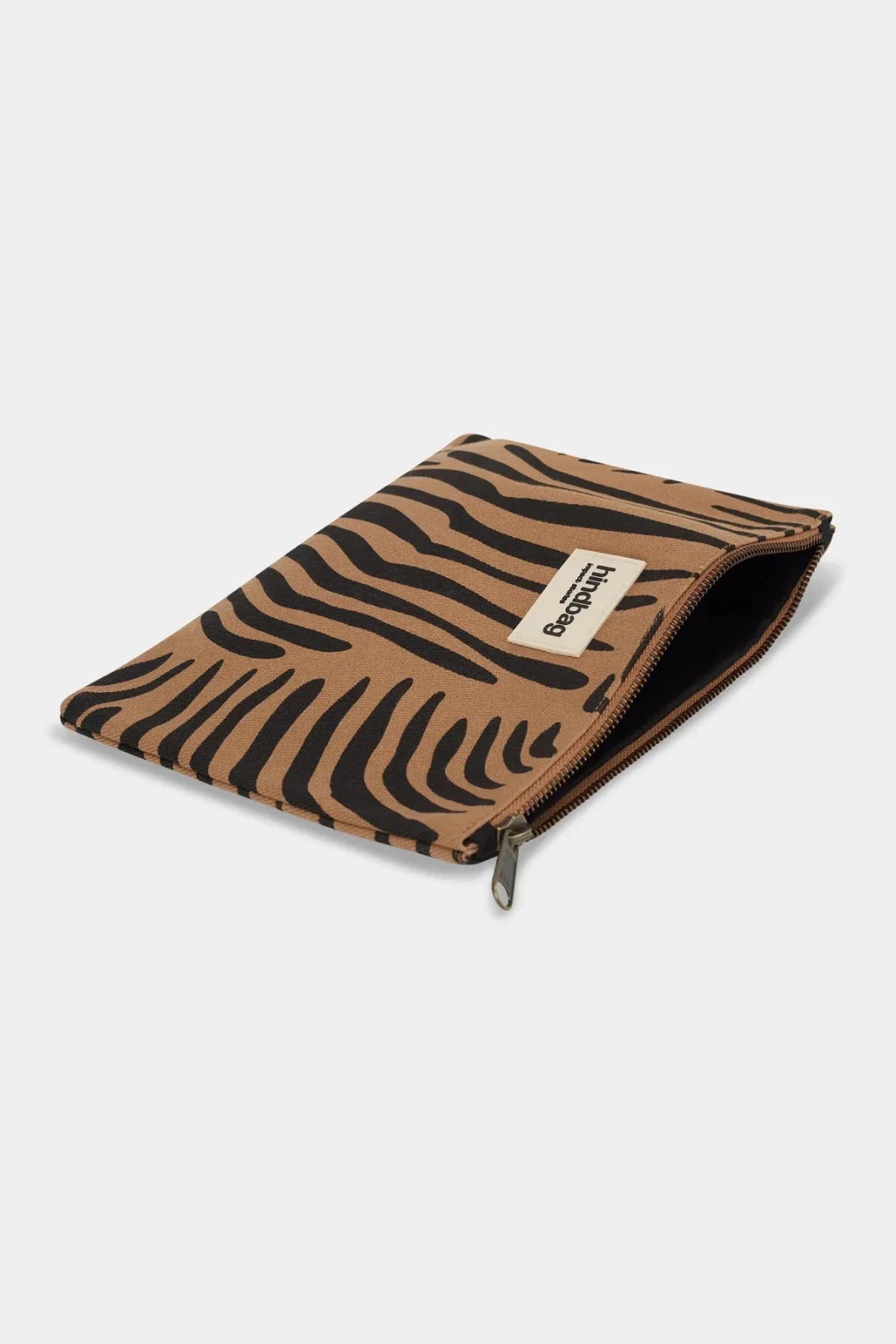 Hindbag - EMA Etuis/Mäppchen • Zebra Zimt - Beutel - ROSA ECK