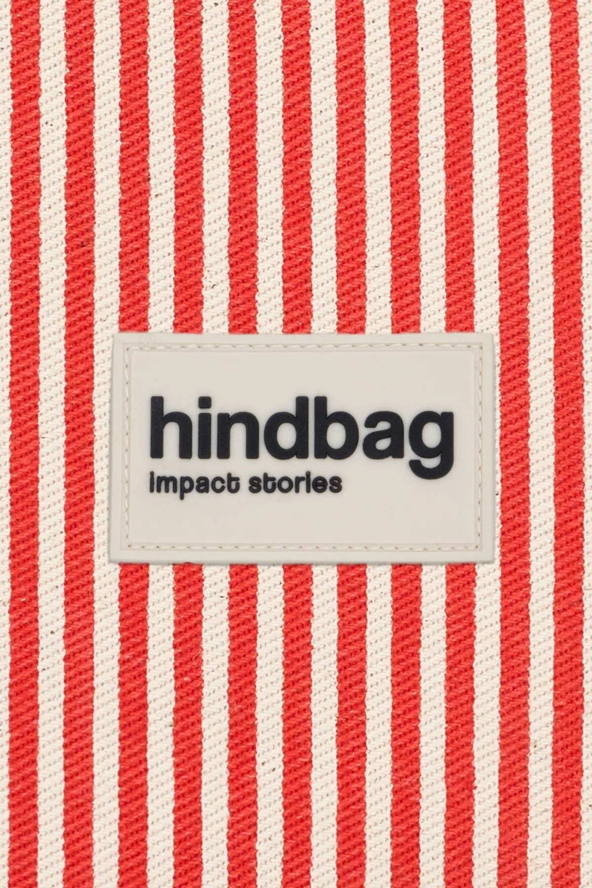 Hindbag - HARRY Bauchtasche • Feine Streifen Rot - ROSA ECK