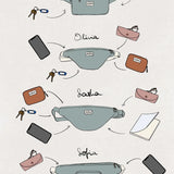 Hindbag - HARRY Bauchtasche • Knallblau - ROSA ECK