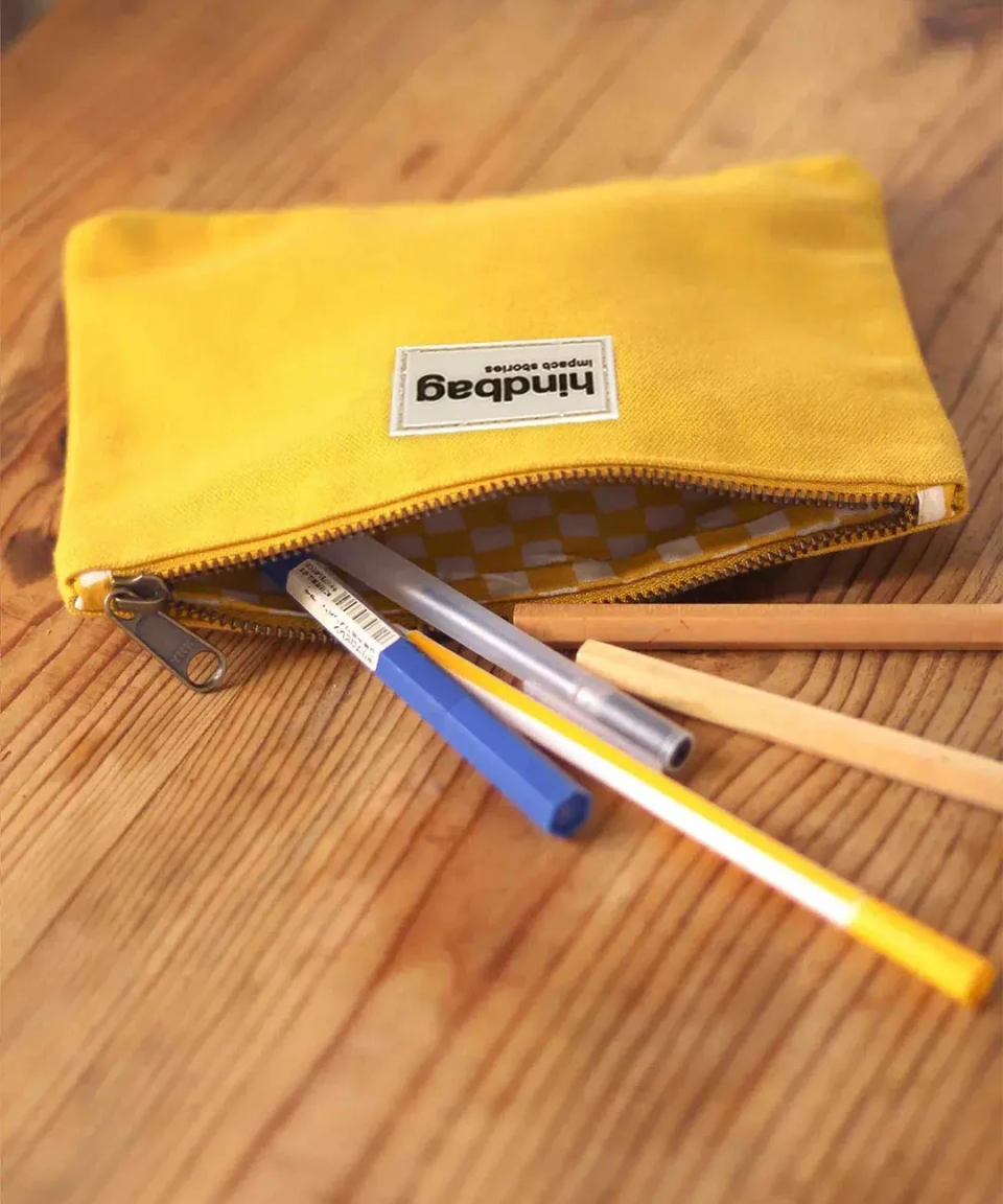 Hindbag - Hindbag LOU Etuis • Safrangelb - Beutel - ROSA ECK Concept Store