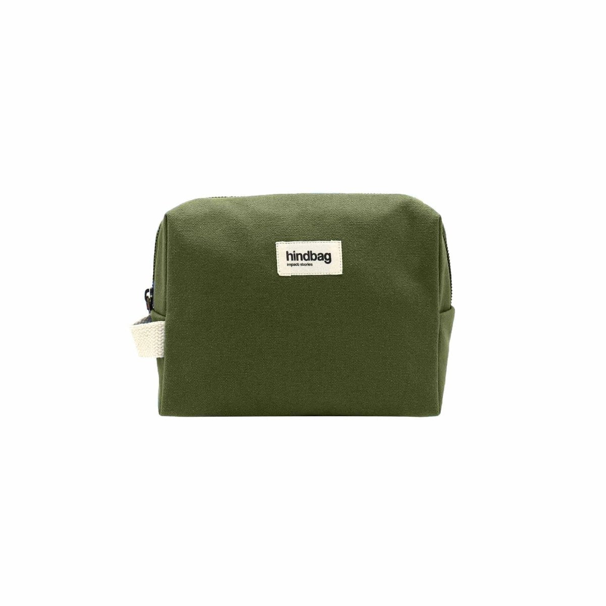 Hindbag - LEON Kulturbeutel/Kosmetiktasche Olivgrün - ROSA ECK - Olive, ,
