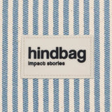 Hindbag - LILI Geldbeutel • Feine Streifen Blau - ROSA ECK