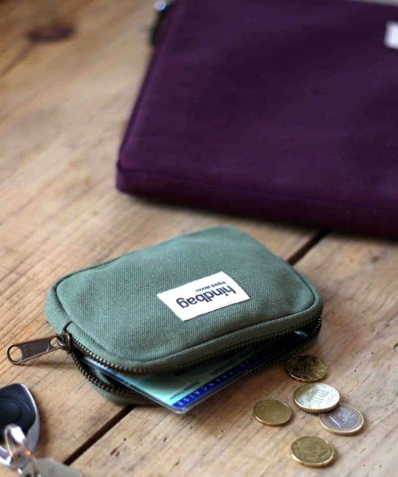 Hindbag - LILI Geldbeutel Olivgrün - ROSA ECK - Olive, ,