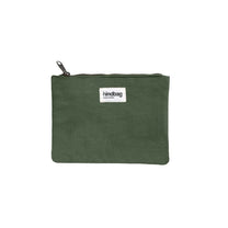 Hindbag - LOU Etui/Mäppchen Olivgrün - ROSA ECK - Olive, ,