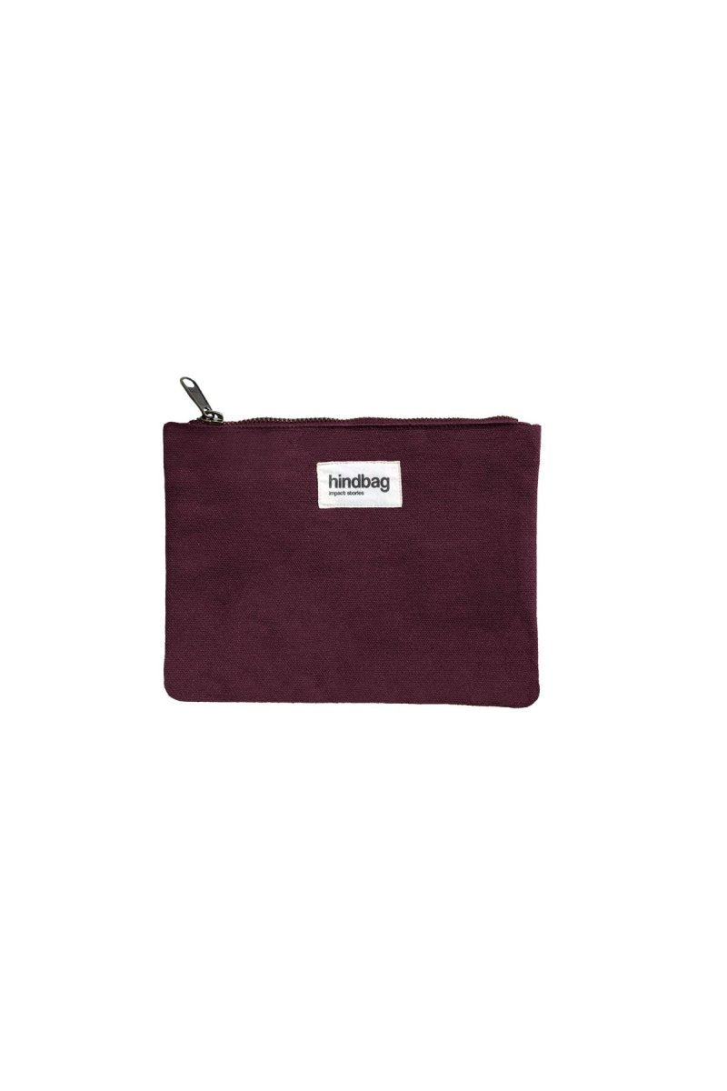 Hindbag - LOU Etui/Mäppchen Pflaumenrot - ROSA ECK - Prune, ,