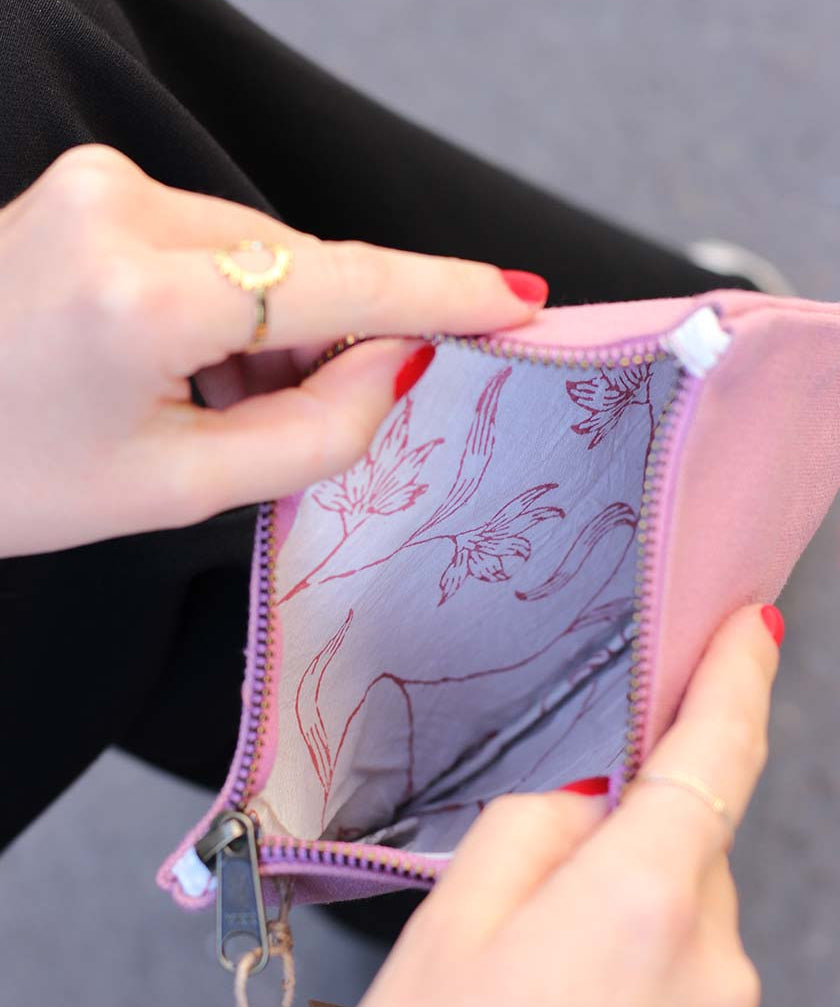 Hindbag - LOU Etui/Mäppchen Rosé - ROSA ECK - Blush, ,