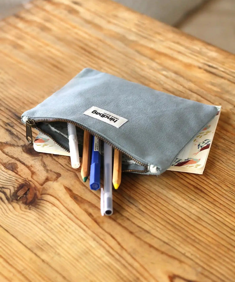 Hindbag - LOU Etui/Mäppchen | Sauge Salbeigrün - ROSA ECK - Grün, ,