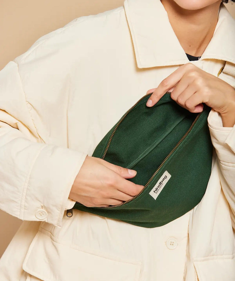 Hindbag - OLIVIA Bauchtasche Tannengrün - ROSA ECK - Sapin, ,