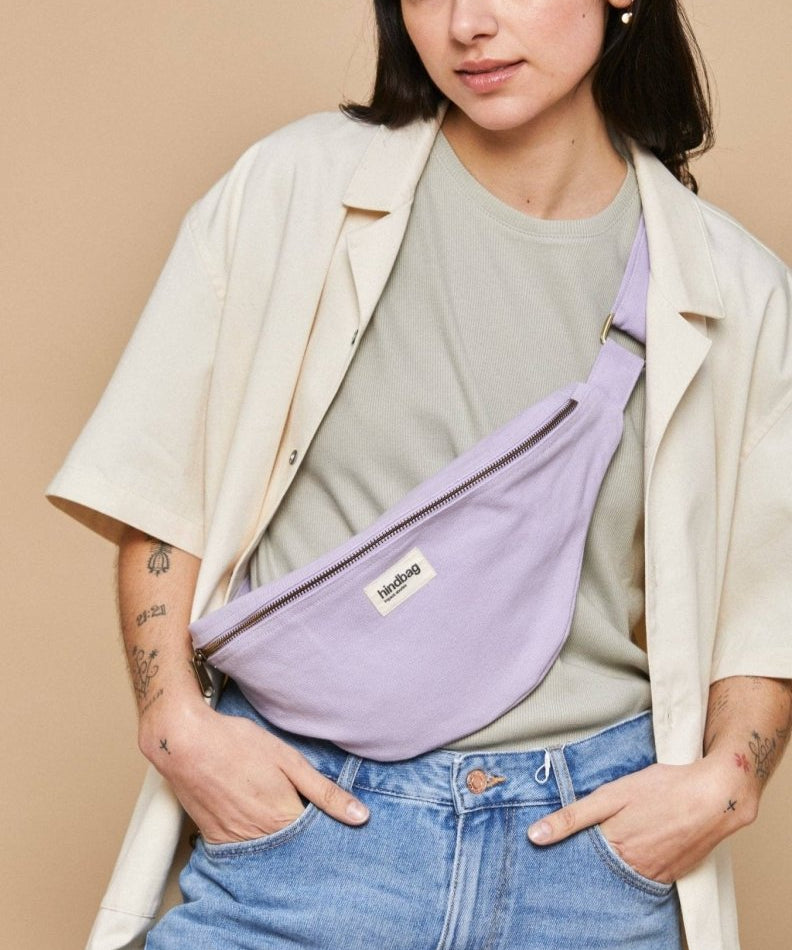 Hindbag - SASHA Bauchtasche Flieder - ROSA ECK - Flieder, Lilas,