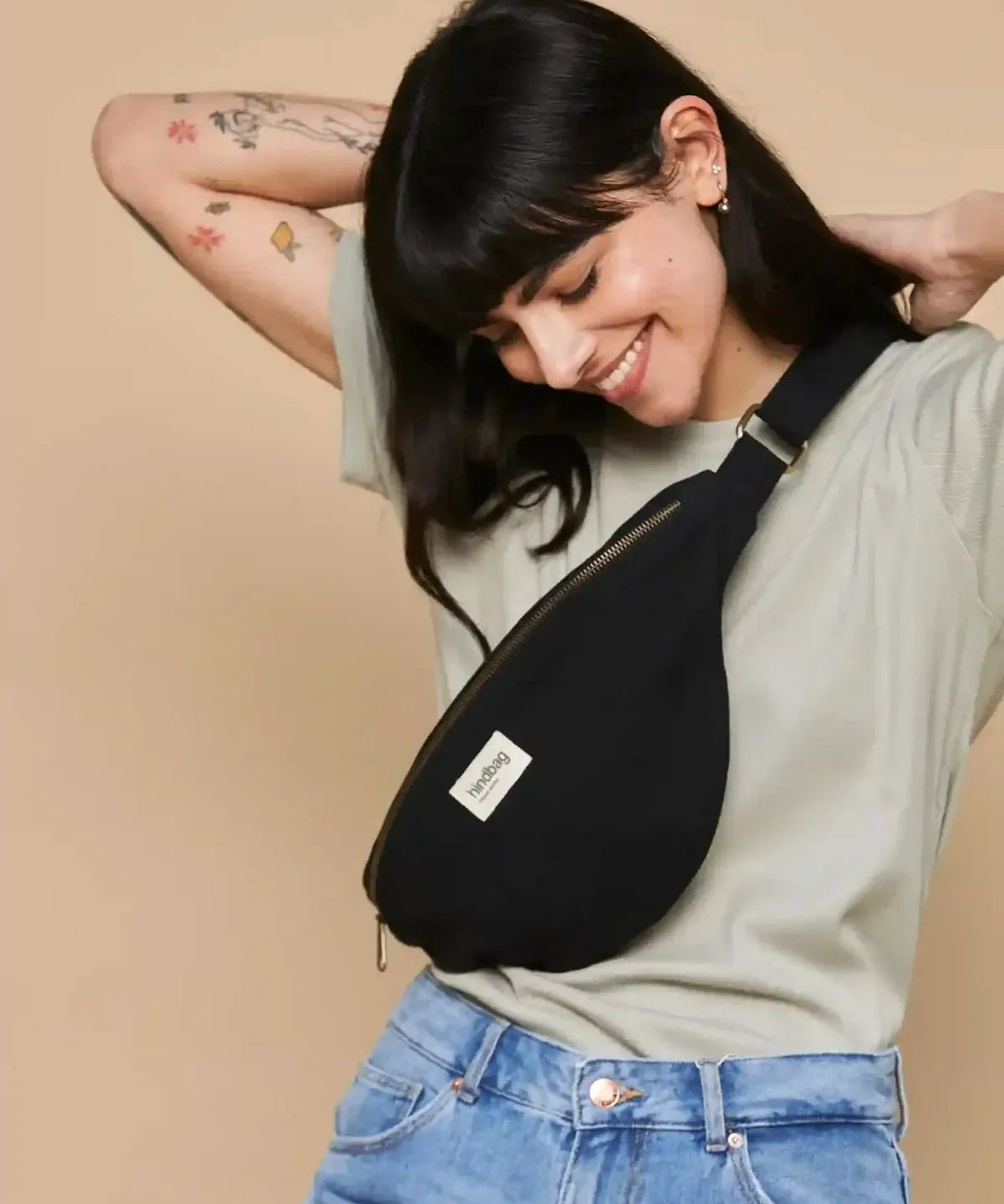 Hindbag - SASHA Bauchtasche | Schwarz - Bauchtasche - ROSA ECK Concept Store