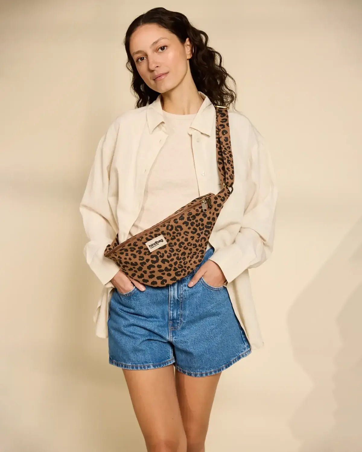 Hindbag - SASHA Bauchtasche | Zimt Leopard - Bauchtasche - ROSA ECK Concept Store