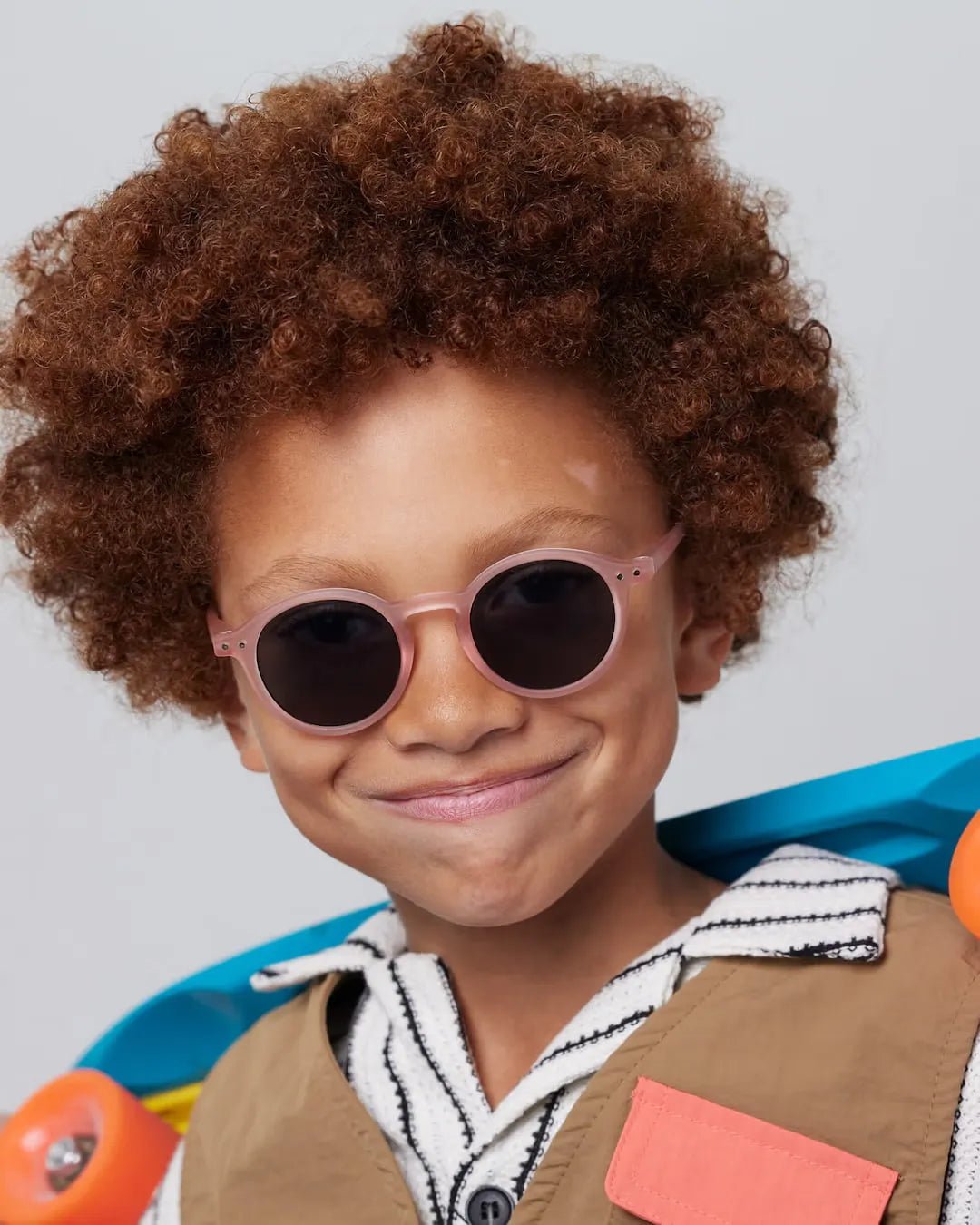 IZIPIZI - d JUNIOR SUN Kinder - Sonnenbrille • Pink - Sonnenbrille - ROSA ECK